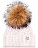 Thumbnail 1 of Holland Cooper Cortina Beanie Bobble Hat - Soft Pink