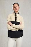 Thumbnail 2 of Holland Cooper Women's Country Quarter Zip Jacket - Ecru Navy