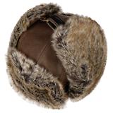 Thumbnail 2 of Stetson Cowhide Bomber Aviator Hat - Brown/Black