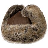 Thumbnail 8 of Stetson Cowhide Bomber Aviator Hat - Brown/Black