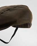 Thumbnail 8 of Barbour Dog Wax Flat Cap - Olive
