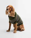 Thumbnail 2 of Barbour Marlow Fair Isle Dog Jumper - Olive