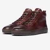 Thumbnail 2 of Oliver Sweeney Men's Defeza Hand Finished Calf Leather Retro Trainers - Burgundy