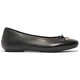 Thumbnail 1 of FitFlop Women's DELICATO Bow Soft Leather Ballet Flats - Black