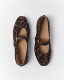 Thumbnail 8 of Fitflop Women's DELICATO Leopard Suede Mary Janes - Chocolate Mix