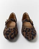Thumbnail 9 of Fitflop Women's DELICATO Leopard Suede Mary Janes - Chocolate Mix