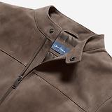 Thumbnail 5 of Oliver Sweeney Men's Dimson Kid Suede Biker Jacket - Truffle