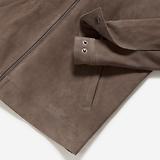Thumbnail 6 of Oliver Sweeney Men's Dimson Kid Suede Biker Jacket - Truffle