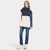 Thumbnail 3 of Didriksons Women's Thyra Jacket - True Blue/Dark Blue/White