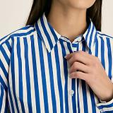 Thumbnail 4 of Joules Women's Amilla Longline Relaxed Fit Shirt - Blue/White