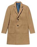 Thumbnail 1 of Oliver Sweeney Men's Eglinton Italian Recycled Wool Overcoat - Wheat