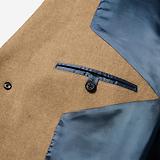 Thumbnail 8 of Oliver Sweeney Men's Eglinton Italian Recycled Wool Overcoat - Wheat