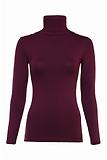 Thumbnail 1 of Holland Cooper Women's Essential Roll Neck - Burgandy