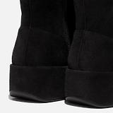 Thumbnail 3 of FitFlop Women's F-LUMA Stretch Suede Demi-Wedge Mid-Calf Boots - All Black