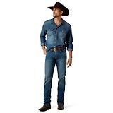 Thumbnail 3 of Ariat Men's Denim Retro Fit Shirt - Stone