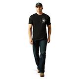 Thumbnail 5 of Ariat Men's Ariat Faded Bull T-Shirt - Black