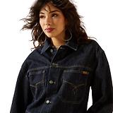 Thumbnail 3 of Ariat Women's Western Utility Denim Jacket - Rinse