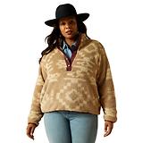 Thumbnail 5 of Ariat Women's Berber Snap Front Sweatshirt - Lone Ridge Print