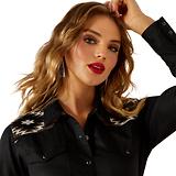 Thumbnail 4 of Ariat Women's Dawn Western Shirt - Black