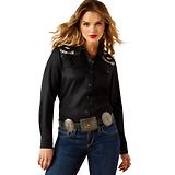 Thumbnail 6 of Ariat Women's Dawn Western Shirt - Black