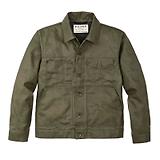 Thumbnail 1 of Filson Tin Cloth Short Lined Cruiser Jacket - Military Green