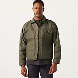Thumbnail 7 of Filson Tin Cloth Short Lined Cruiser Jacket - Military Green