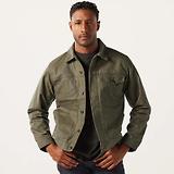 Thumbnail 10 of Filson Tin Cloth Short Lined Cruiser Jacket - Military Green