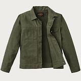 Thumbnail 3 of Filson Waxed Cotton Ranger Short Cruiser Jacket - Olive