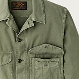 Thumbnail 4 of Filson Cotton Reverse Sateen Field Cruiser Jacket - Washed Fatigue Green