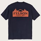 Thumbnail 3 of Filson Men's Frontier Logo T-Shirt - Night Sky/Scenic Mark