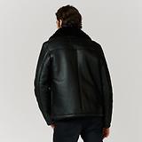 Thumbnail 6 of Oliver Sweeney Men's Follakilla Double Faced Shearling Jacket - Black