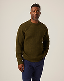 Thumbnail 2 of Peregrine Men's Ford Crew Jumper - Olive