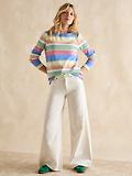 Thumbnail 6 of Joules Women's Harbour Long Sleeve Top - Multi Stripe