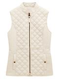 Thumbnail 1 of Joules Women's Minx Showerproof Diamond Quilted Gilet - Cream