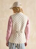 Thumbnail 3 of Joules Women's Minx Showerproof Diamond Quilted Gilet - Cream