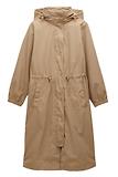 Thumbnail 1 of Joules Women's Hensley Waterproof Longline Coat - Tan Brown