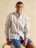 Thumbnail 4 of Joules Men's Long Sleeve Linen Shirt - Multi Stripe
