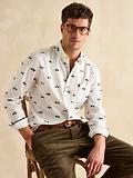 Thumbnail 3 of Joules Men's Invitation 'Land Rover' Cotton Shirt - White