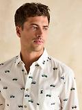 Thumbnail 4 of Joules Men's Invitation 'Land Rover' Cotton Shirt - White
