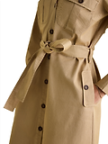 Thumbnail 7 of Joules Women's Meredith Midi Shirt Dress - Tan Brown