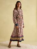 Thumbnail 2 of Joules Women's Rosa Maxi Shirt Dress - Paisley Multi
