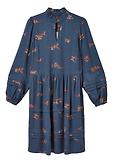 Thumbnail 1 of Joules Women's Petunia Frill Neck Dress - Navy