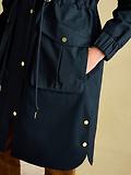 Thumbnail 6 of Joules Women's Harpsden Waterproof Long Hooded Raincoat - Navy