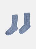 Thumbnail 3 of Joules Women's Dreamer Silk Eye Mask & Sock Set - Blue