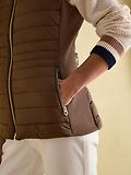 Thumbnail 4 of Joules Women's Beckley Padded Showerproof Gilet - Chestnut