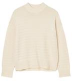 Thumbnail 1 of Joules Women's Bernie Crew Neck Textured Jumper - Cream
