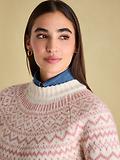 Thumbnail 5 of Joules Women's Charlotte Crew Neck Fair Isle Jumper - Cream