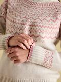 Thumbnail 6 of Joules Women's Charlotte Crew Neck Fair Isle Jumper - Cream