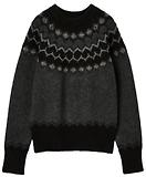 Thumbnail 1 of Joules Women's Victoria Fair Isle Jumper - Charcoal Grey