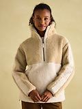 Thumbnail 2 of Joules Women's Tilly Quarter Zip Fleece - Neutral